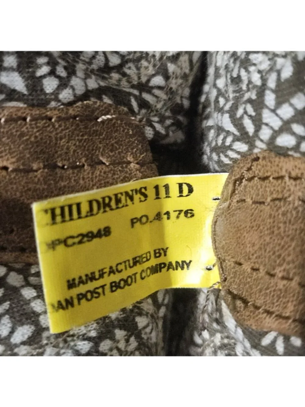 Dan Post Sadie Mae Boots Girls Kids Size 11 D Brown Leather Cowboy Western